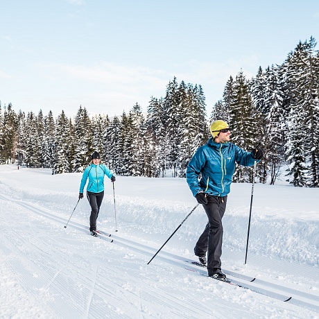 Cross-country skiing at the Kitzbüheler...